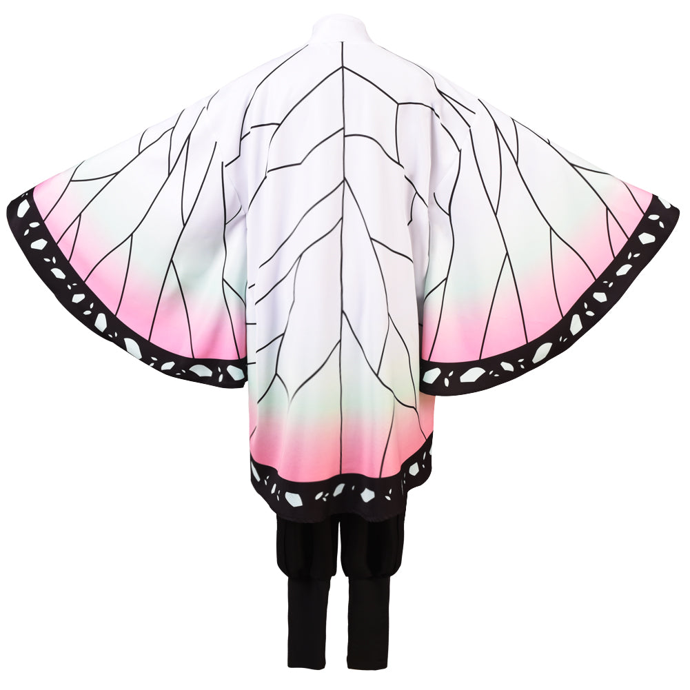 Demon Slayer Kochou Shinobu Cosplay Costume Kimono Cardigan Suit Robe Cloak