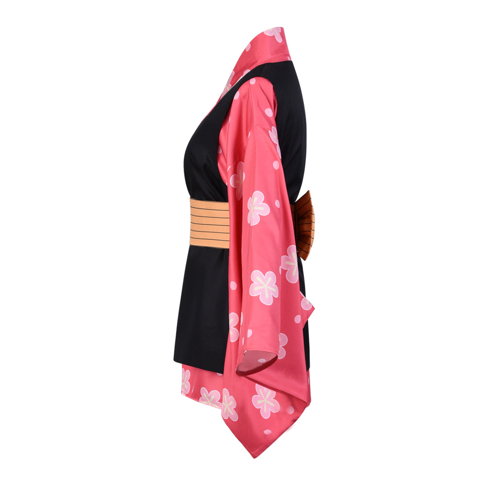 Demon Slayer Makomo Cosplay Costume Kimono Cardigan Suit Robe Cloak