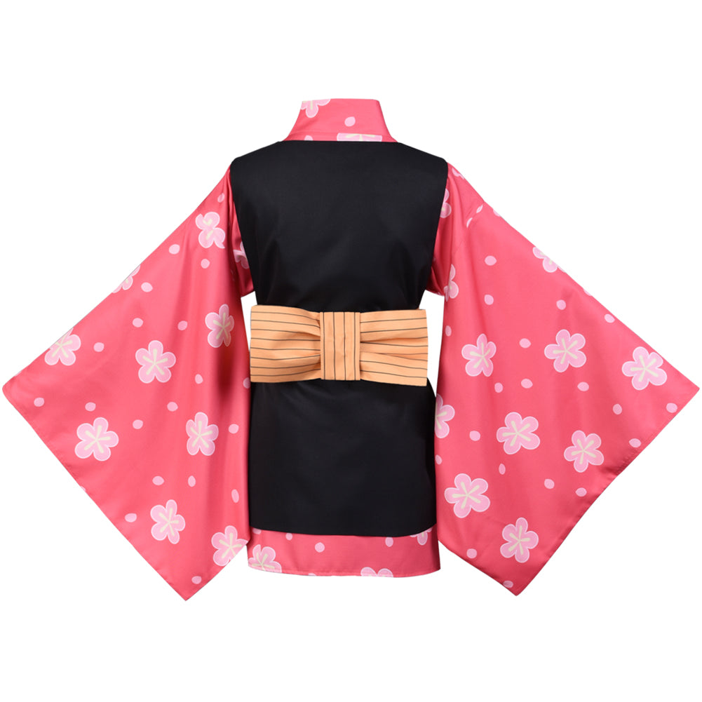 Demon Slayer Makomo Cosplay Costume Kimono Cardigan Suit Robe Cloak