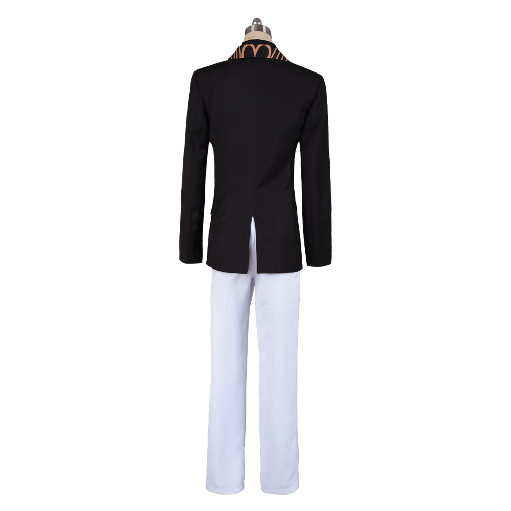 Demon Slayer Kibutsuji Muzan Cosplay Costume Black Suit Uniform Full Sets