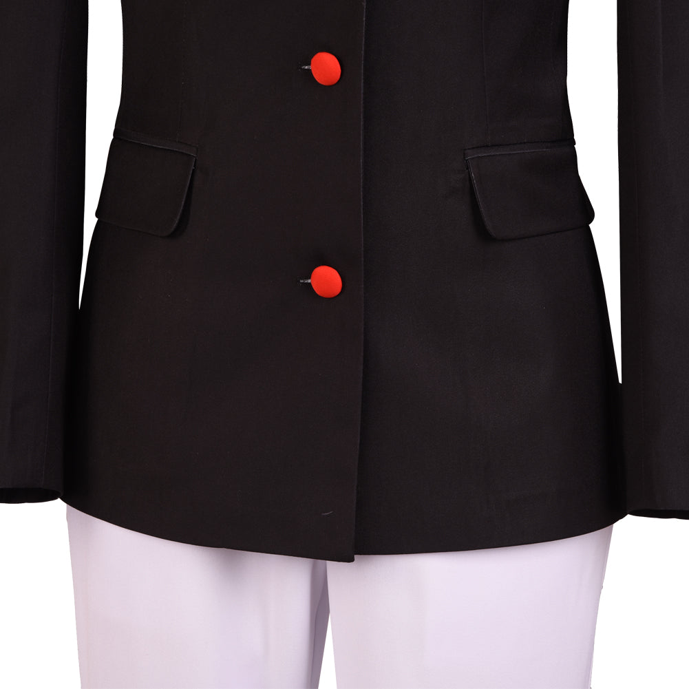 Demon Slayer Kibutsuji Muzan Cosplay Costume Black Suit Uniform Full Sets