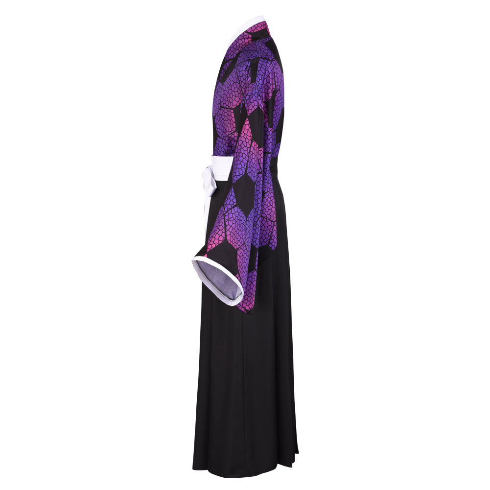 Demon Slayer Kokushibo Cosplay Costume Kimono Cardigan Suit Robe Cloak