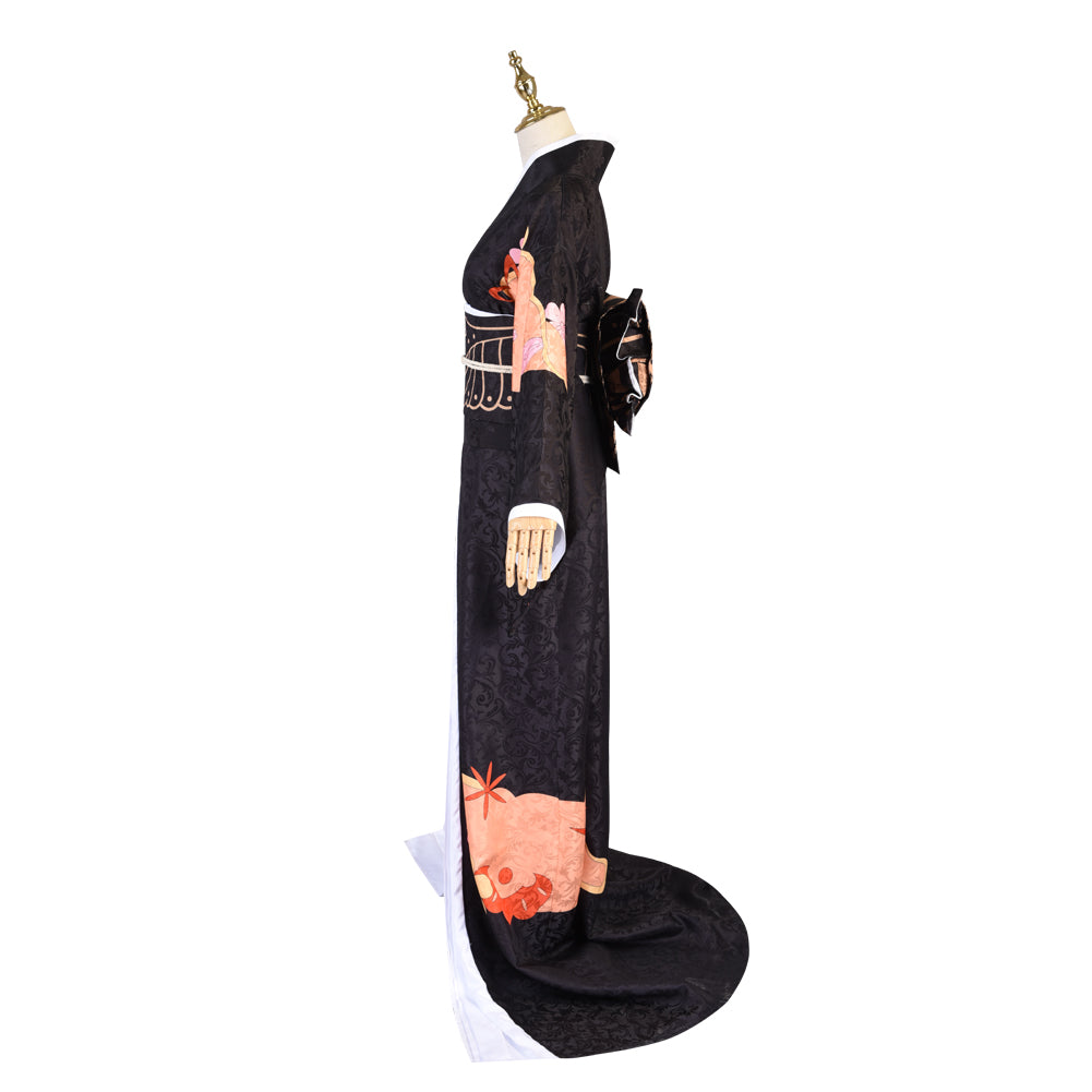 Demon Slayer Kibutsuji Muzan Cosplay Costume Kimono Dress Suit Full Sets