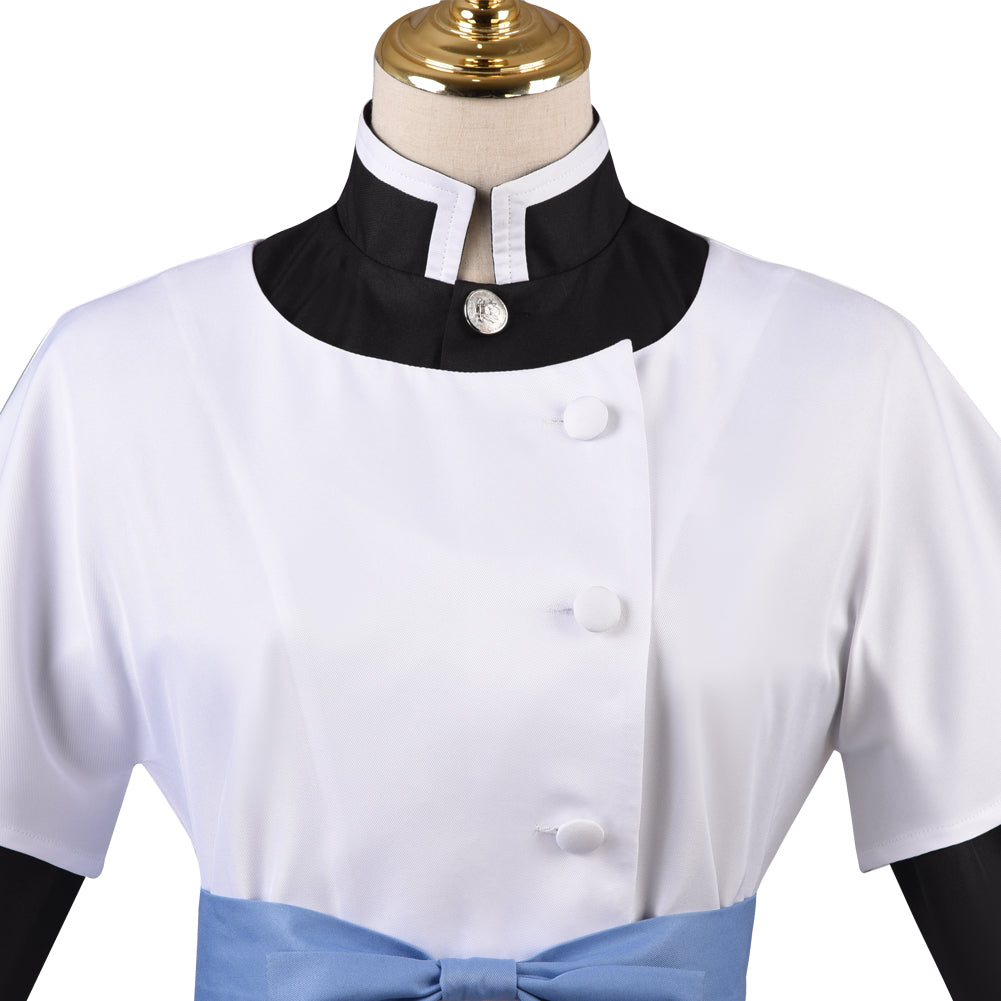 Demon Slayer Kanzaki Aoi Cosplay Costume Kimono Dress Uniform Suit for Girls Women