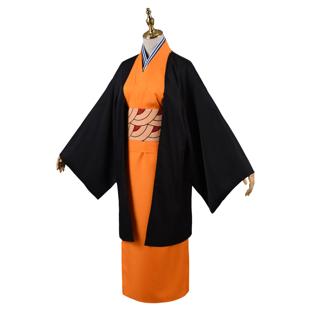 Demon Slayer Susamaru Cosplay Costume Kimono Dress Uniform Suit for Girls Women