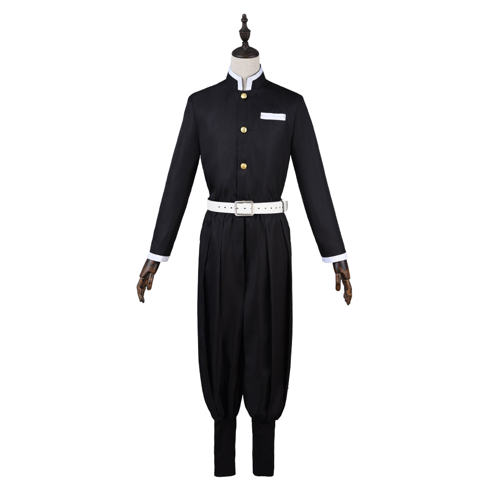 Demon Slayer Rengoku Kyoujurou Cosplay Costume Kimono Cardigan Suit Robe Cloak