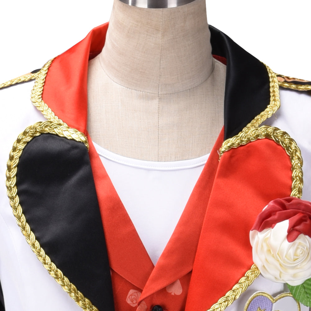 Twisted Wonderland Cater Cosplay Costume Heartslabyul Alice in Wonderland Cosplay Suit Full Sets Uniform