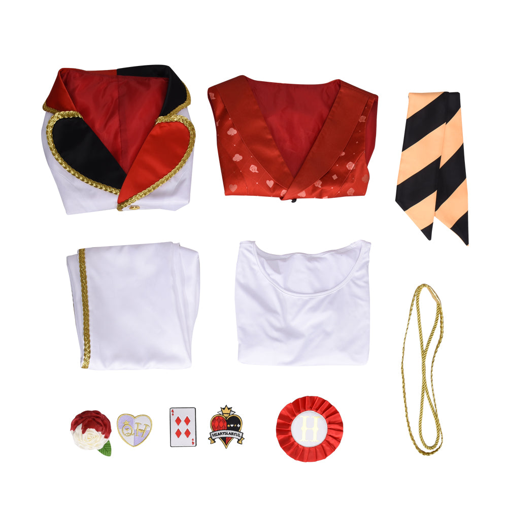 Twisted Wonderland Cater Cosplay Costume Heartslabyul Alice in Wonderland Cosplay Suit Full Sets Uniform