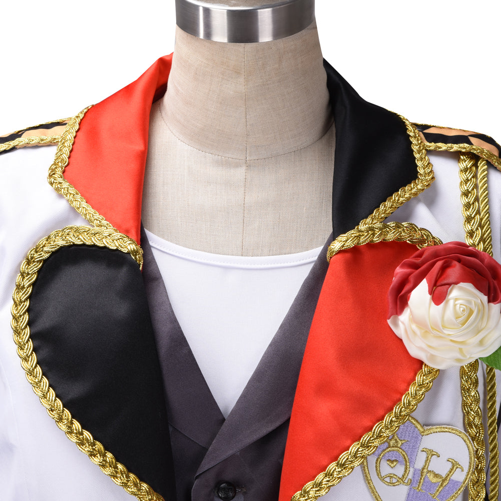 Twisted Wonderland Deuce Cosplay Costume Heartslabyul Alice in Wonderland Cosplay Suit Full Sets Uniform