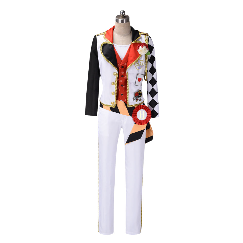 Twisted Wonderland Ace Cosplay Costume Heartslabyul Alice in Wonderland Cosplay Suit Full Sets Uniform