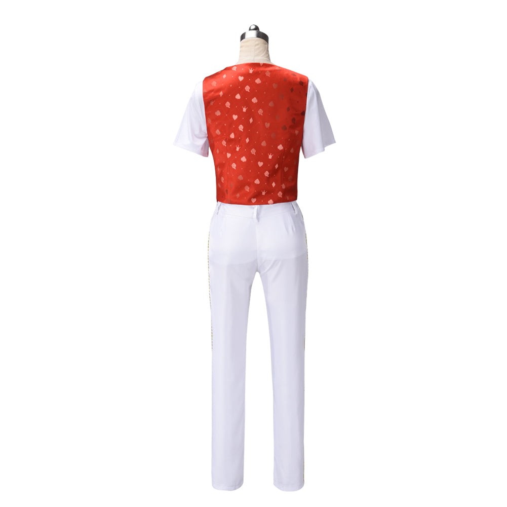 Twisted Wonderland Ace Cosplay Costume Heartslabyul Alice in Wonderland Cosplay Suit Full Sets Uniform