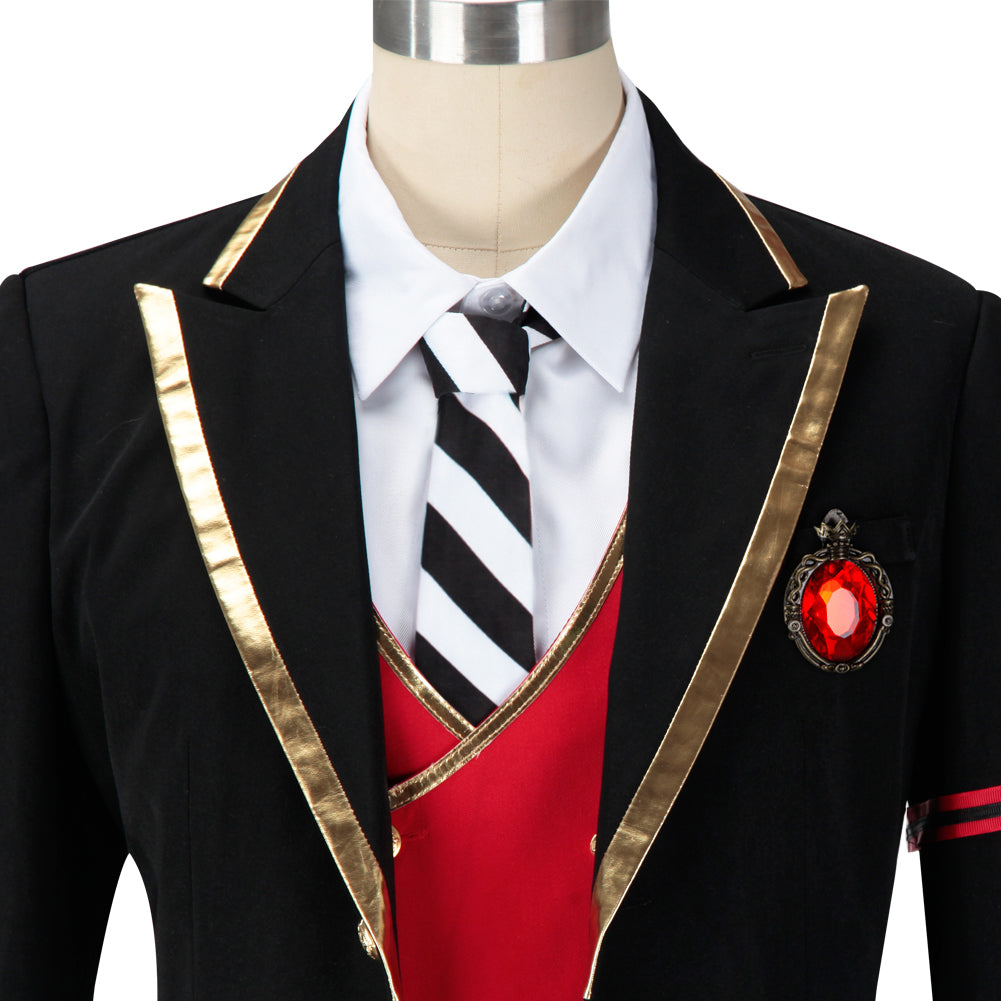 Twisted Wonderland Riddle Ace Deuce Trey Cosplay Costume School Uniform Full Sets