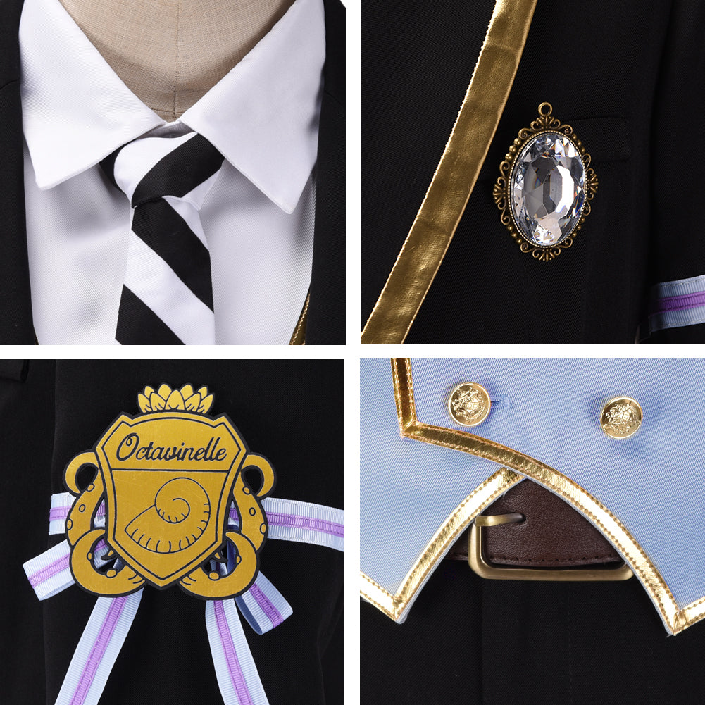 Twisted Wonderland Floyd Jade Azul Cosplay Costume School Uniform Full Sets