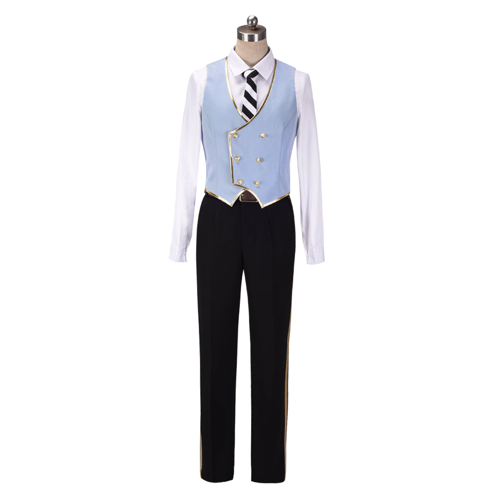 Twisted Wonderland Floyd Jade Azul Cosplay Costume School Uniform Full Sets