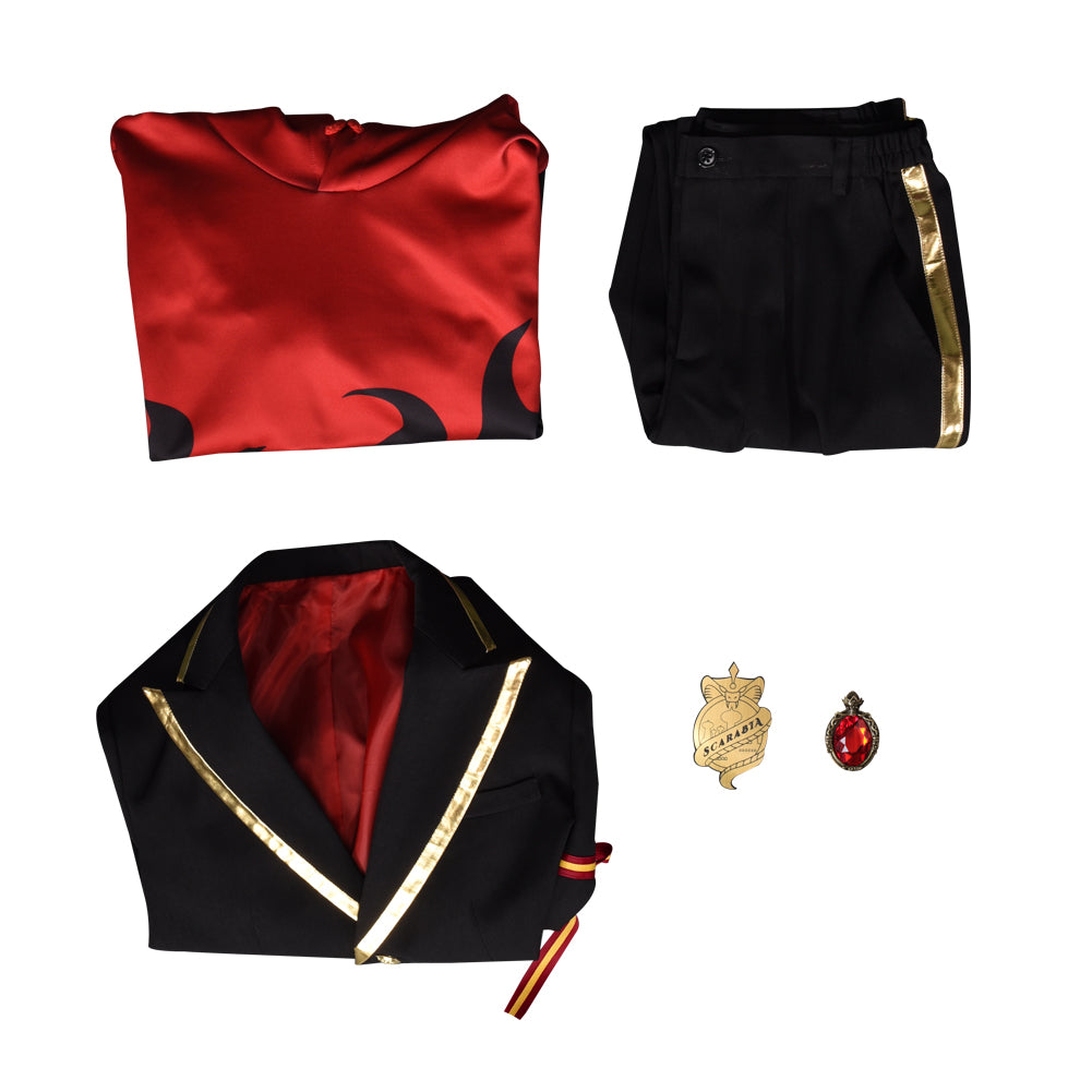Twisted Wonderland Jamil Viper Cosplay Costume School Uniform Full Sets
