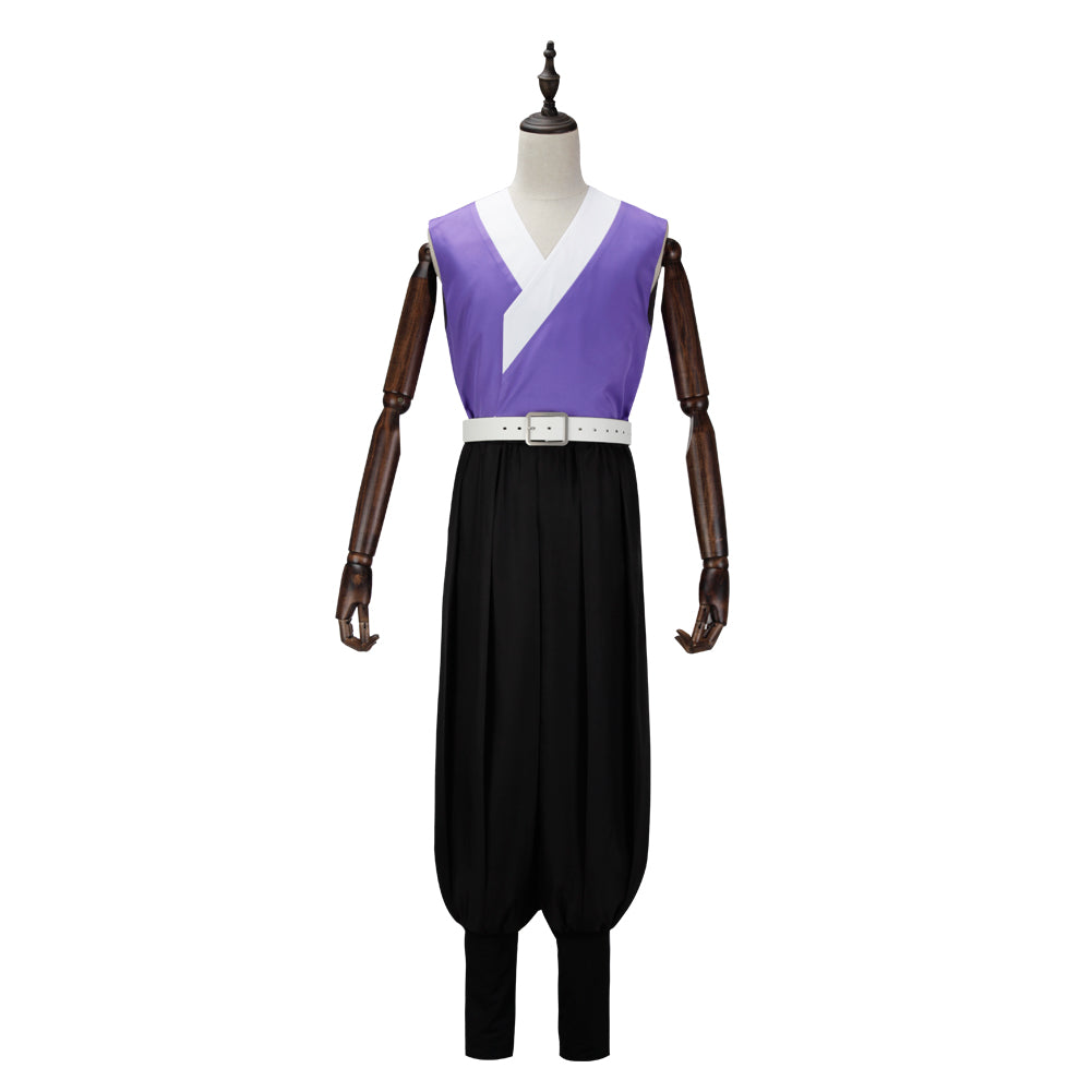 Demon Slayer Himejima Gyoumei Cosplay Costume Kimono Cardigan Suit Robe Cloak