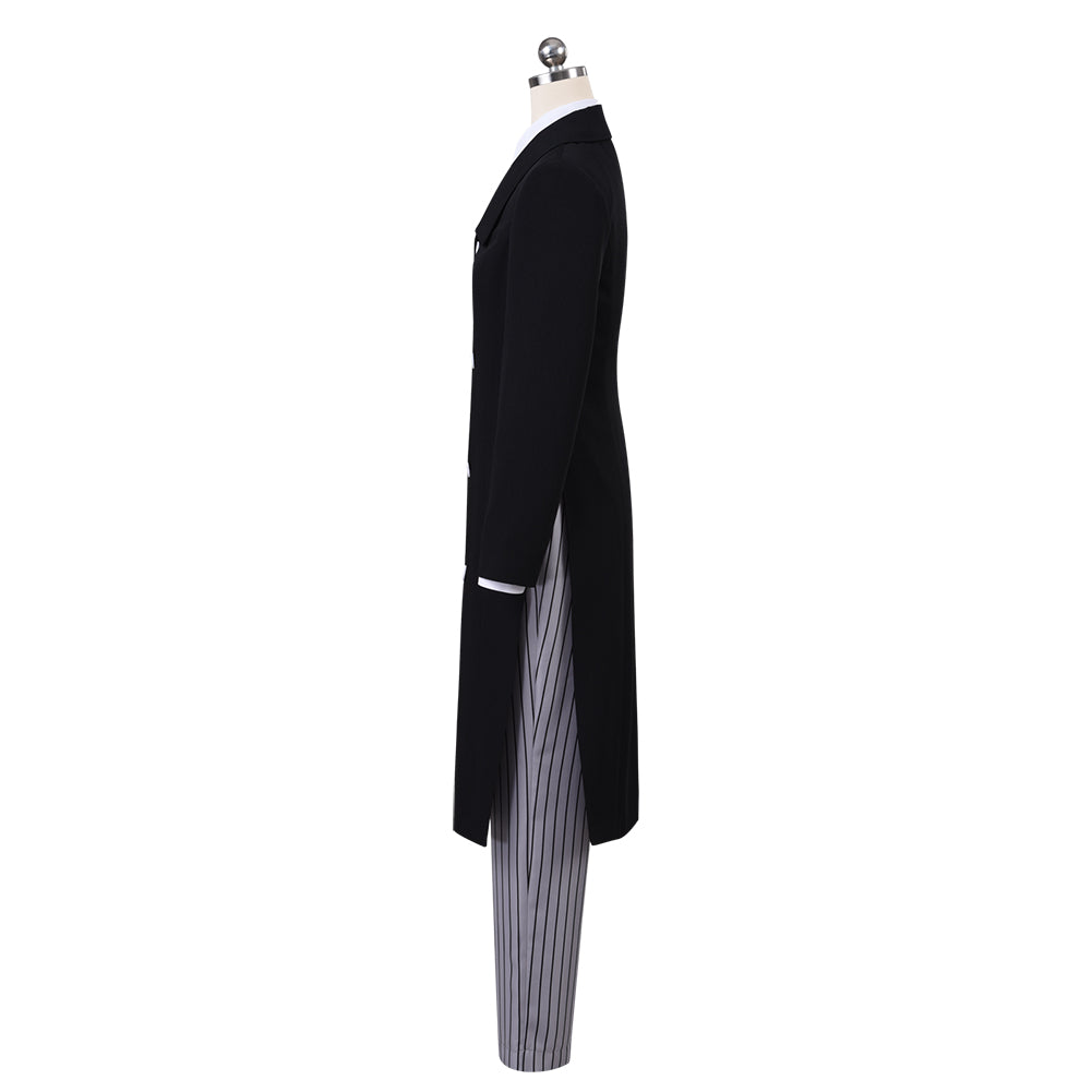 Demon Slayer Enmu Cosplay Costume Dream Black Suit Uniform Full Sets