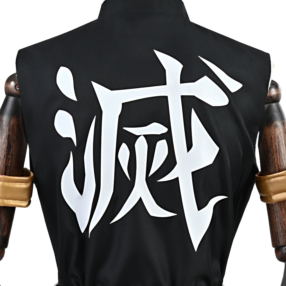 Demon Slayer Uzui Tengen Cosplay Costume Kimono Cardigan Suit Uniform with Headpiece
