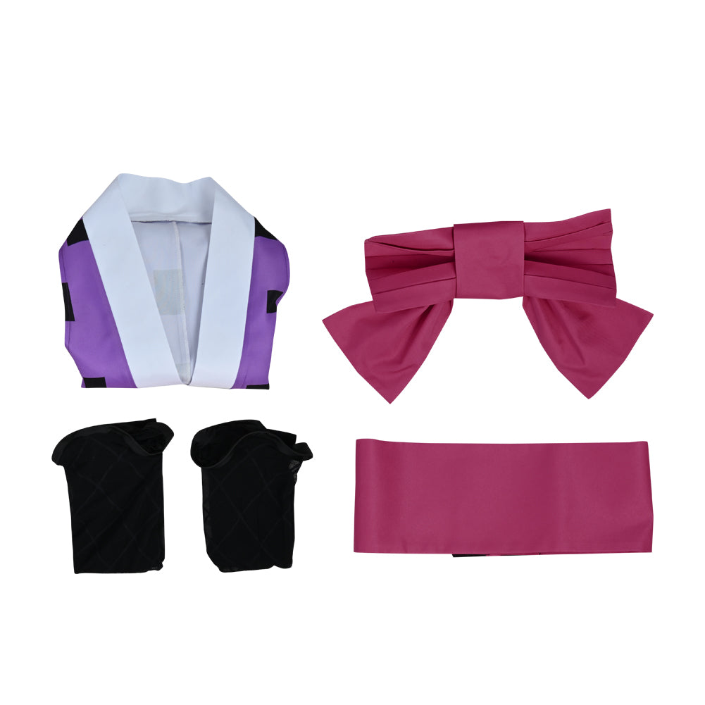 Demon Slayer Hinatsuru Cosplay Costume Sexy Kimono Dress Skirt Suit