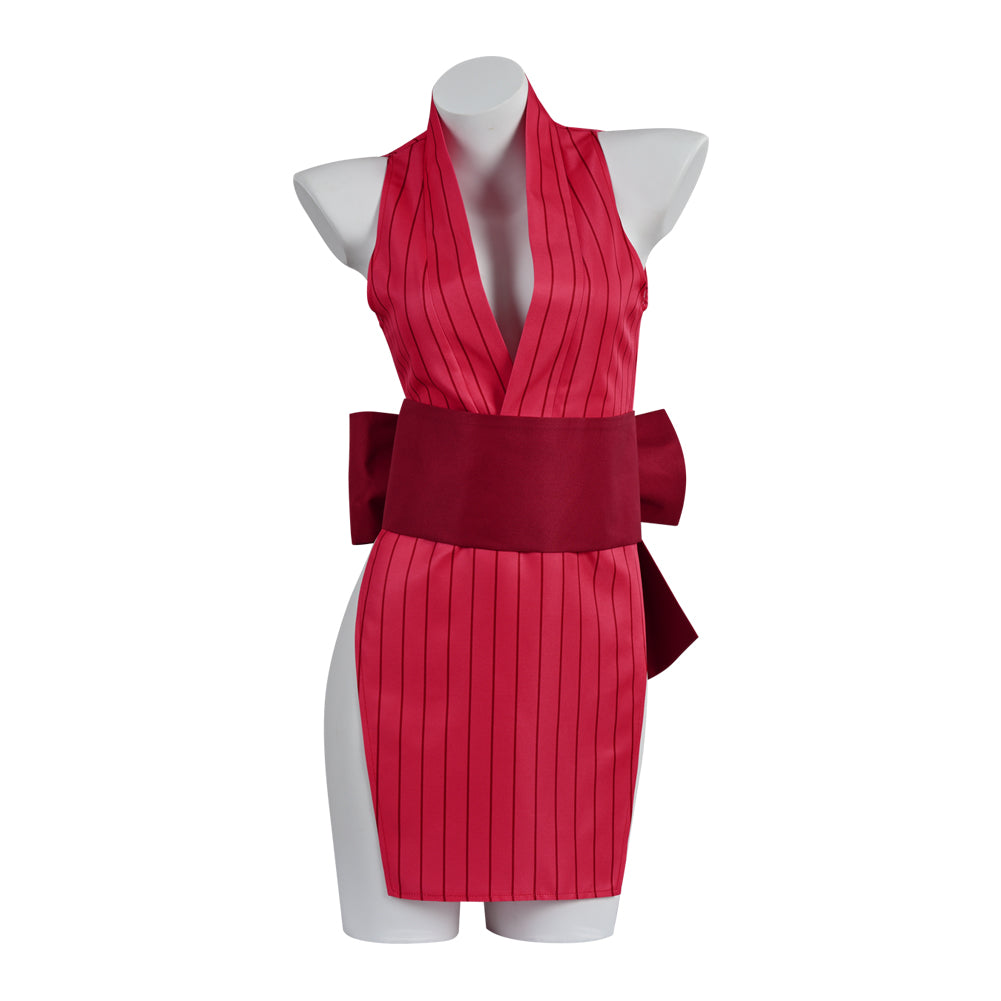 Demon Slayer Makiwo Cosplay Costume Sexy Kimono Dress Skirt Suit Red