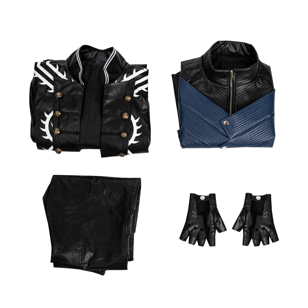 Devil May Cry 5 Vergil Cosplay Costume Halloween Uniform Suit full Sets