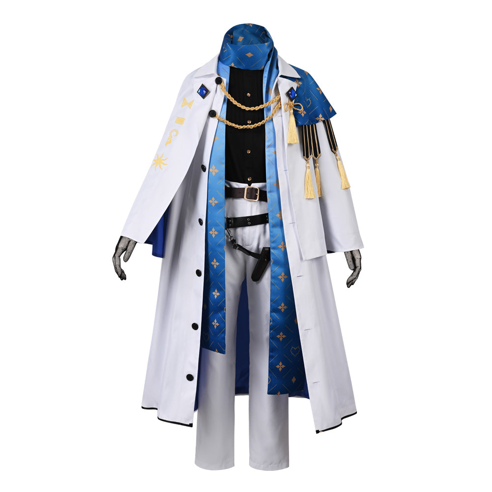 Vtuber NIJISANJI Luxiem Ike Eveland Cosplay Costume Halloween Dress Suit Full Sets