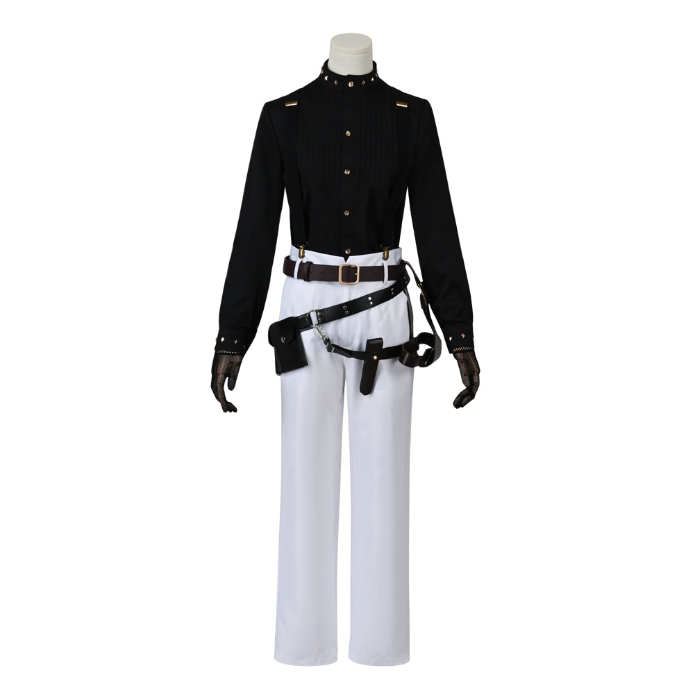 Vtuber NIJISANJI Luxiem Ike Eveland Cosplay Costume Halloween Dress Suit Full Sets