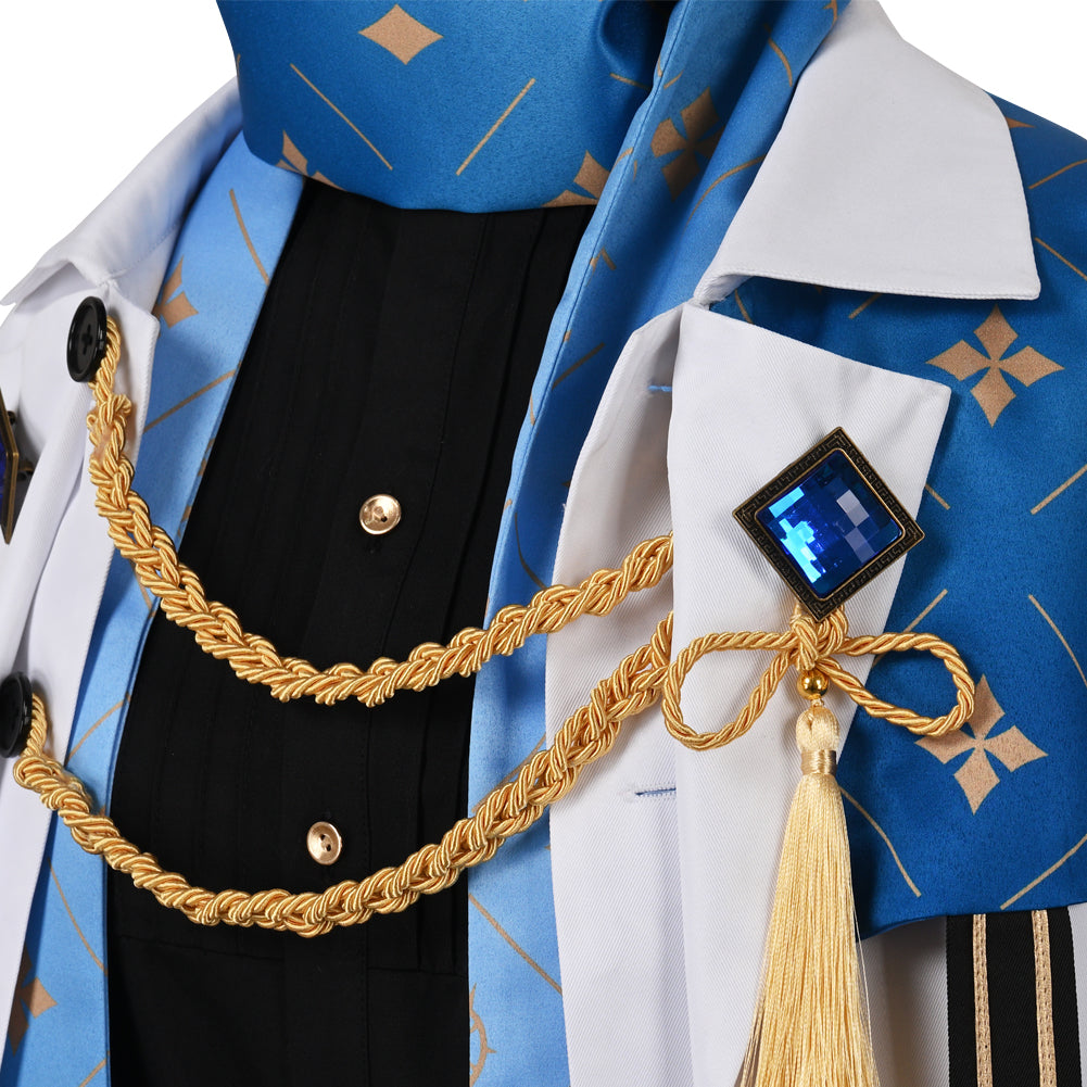 Vtuber NIJISANJI Luxiem Ike Eveland Cosplay Costume Halloween Dress Suit Full Sets