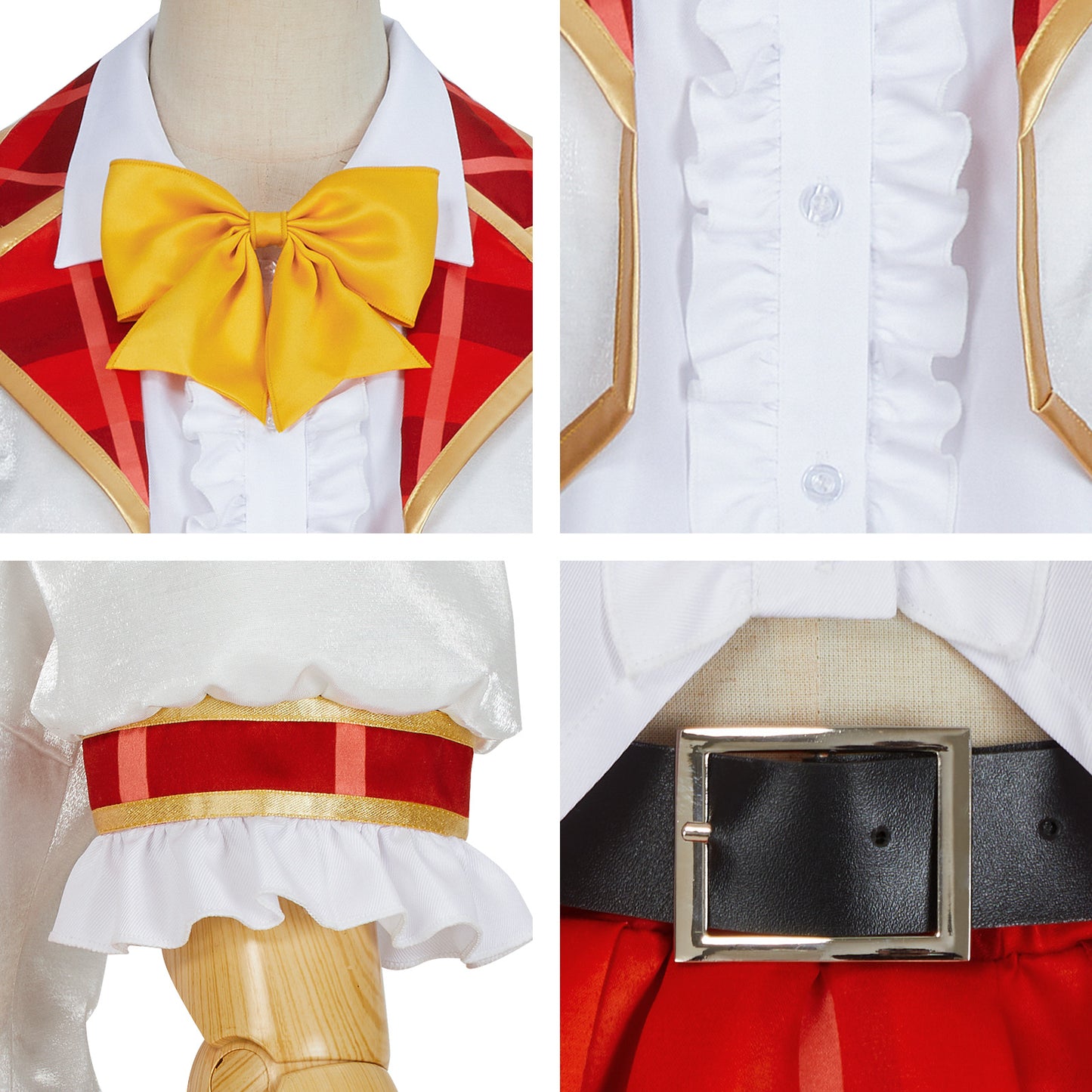 LoveLive sif2 u's Honoka Kousaka Cosplay Costume High School Uniform Dress Red