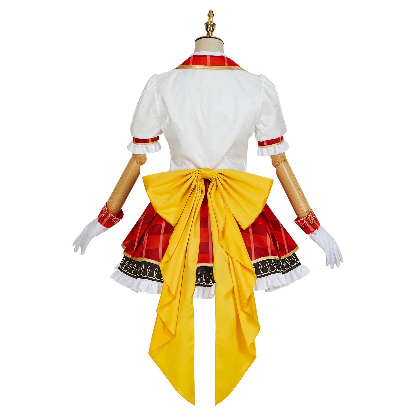 LoveLive sif2 u's Honoka Kousaka Cosplay Costume High School Uniform Dress Red