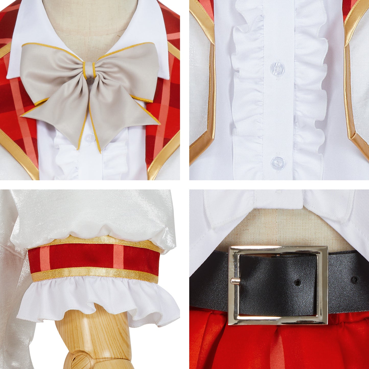 LoveLive sif2 u's Kotori Minami Cosplay Costume High School Uniform Dress Red
