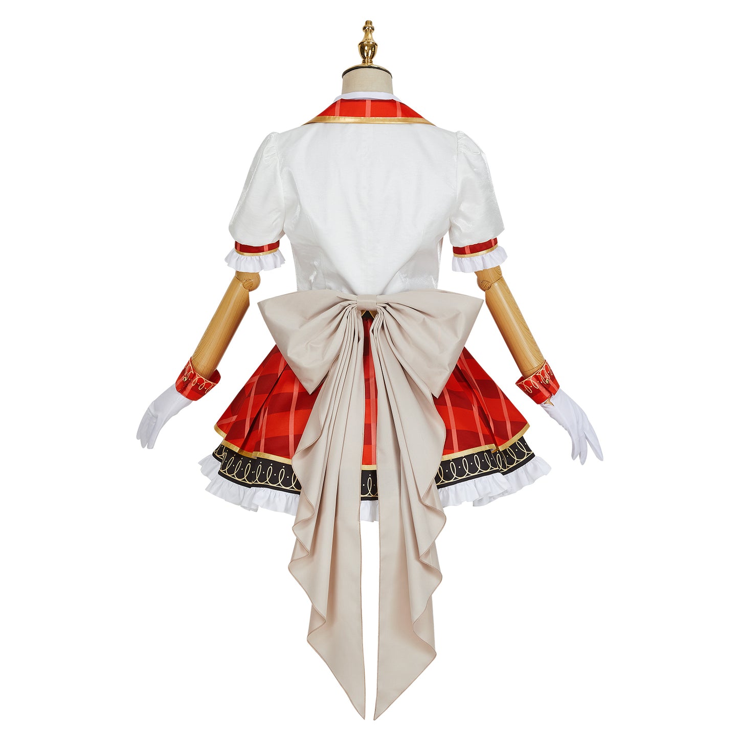 LoveLive sif2 u's Kotori Minami Cosplay Costume High School Uniform Dress Red