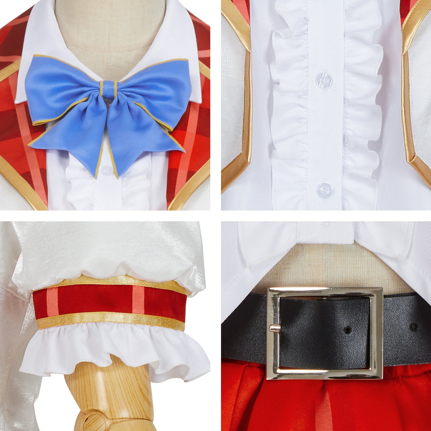 LoveLive sif2 u's Sonoda Umi Cosplay Costume High School Uniform Dress Red