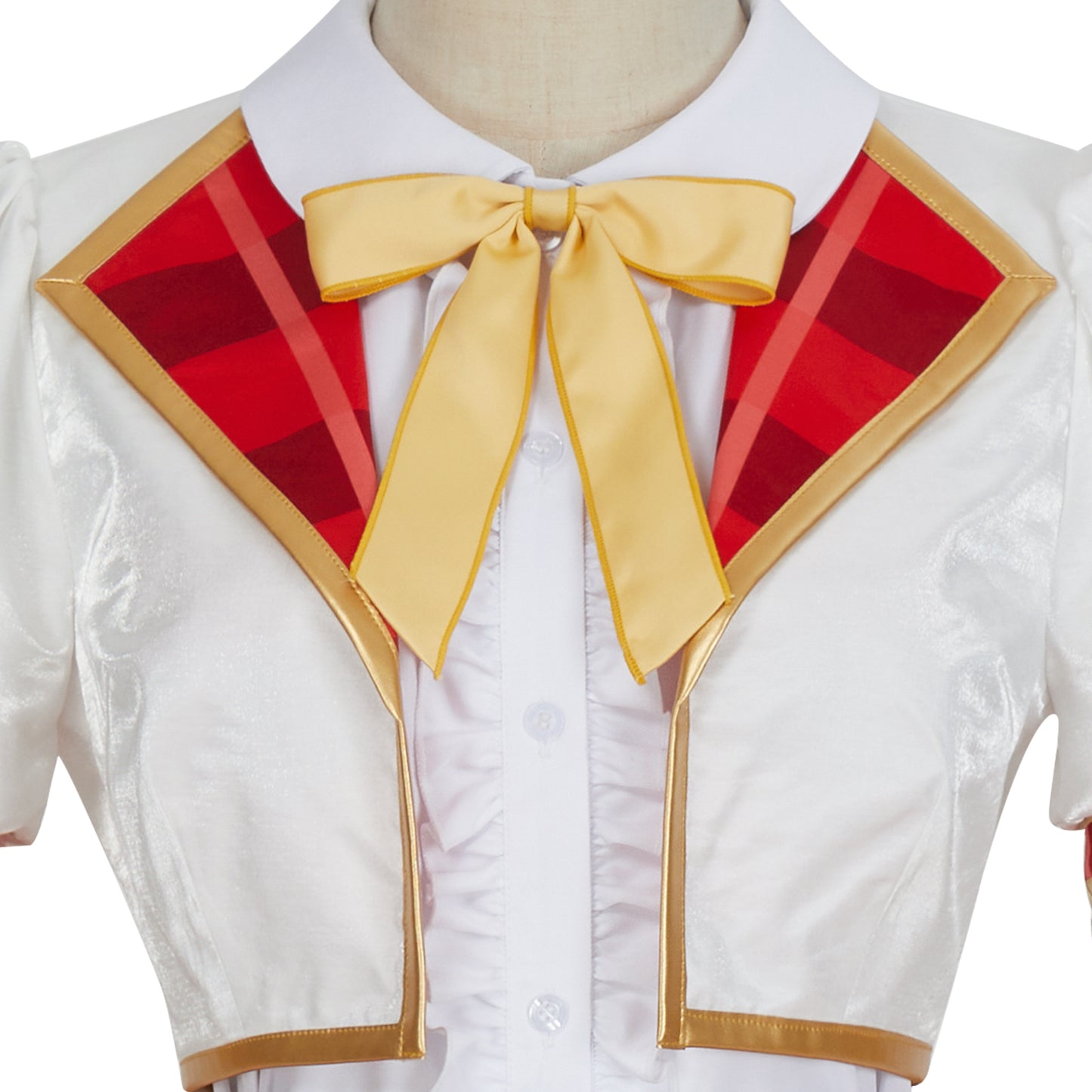 LoveLive sif2 u's Rin Hoshizora Cosplay Costume High School Uniform Dress Red