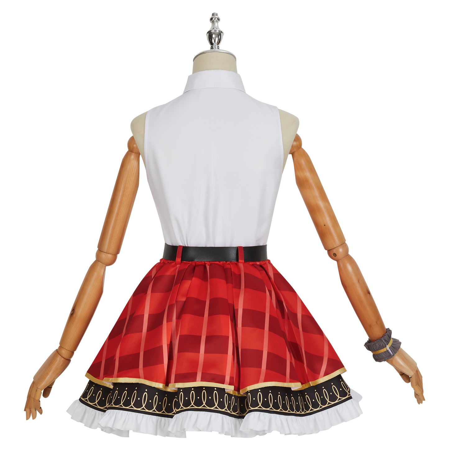 LoveLive sif2 u's Nozomi Tojo Cosplay Costume High School Uniform Dress Red
