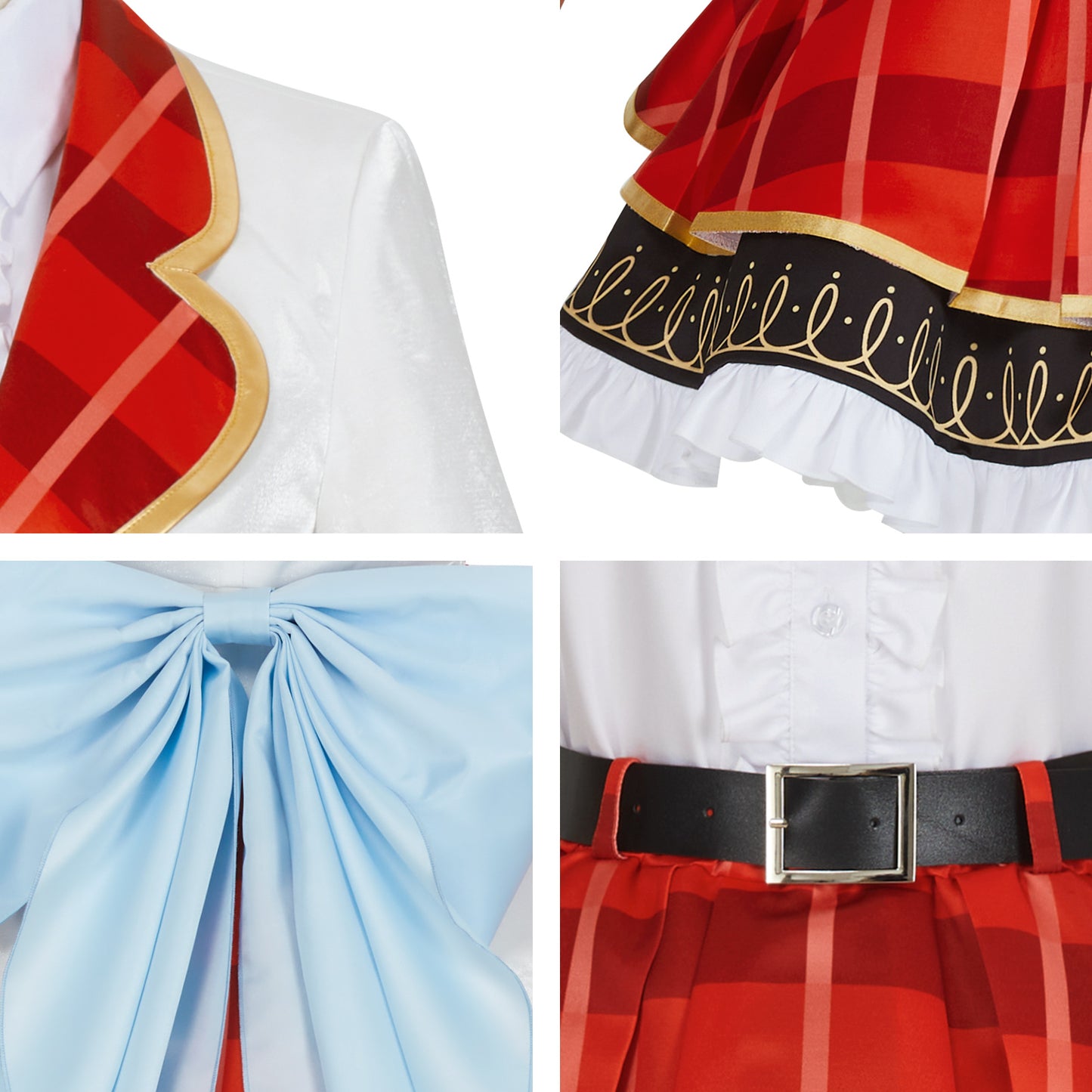LoveLive sif2 u's EliAyase Ellie Cosplay Costume High School Uniform Dress Red