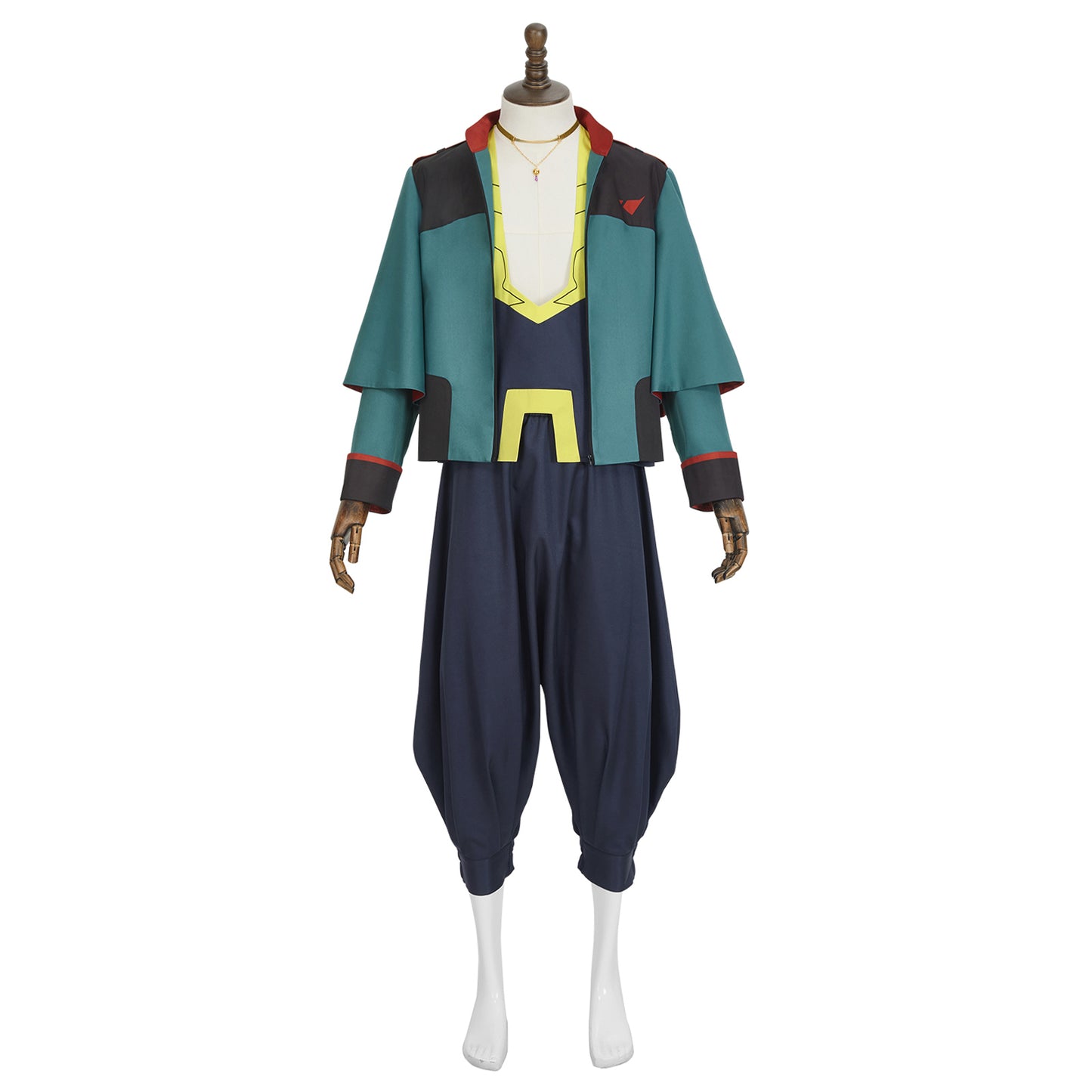 Mobile Suit Gundam: the Witch from Mercury Shaddiq Zenelli Cosplay Costume Halloween Coat Shirt Full Sets