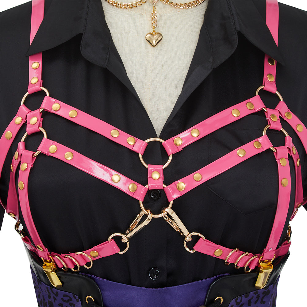 Vtuber Nijisanji EN XSOLEIL Meloco Kyoran Cosplay Costume Halloween Dress Suit Full Sets