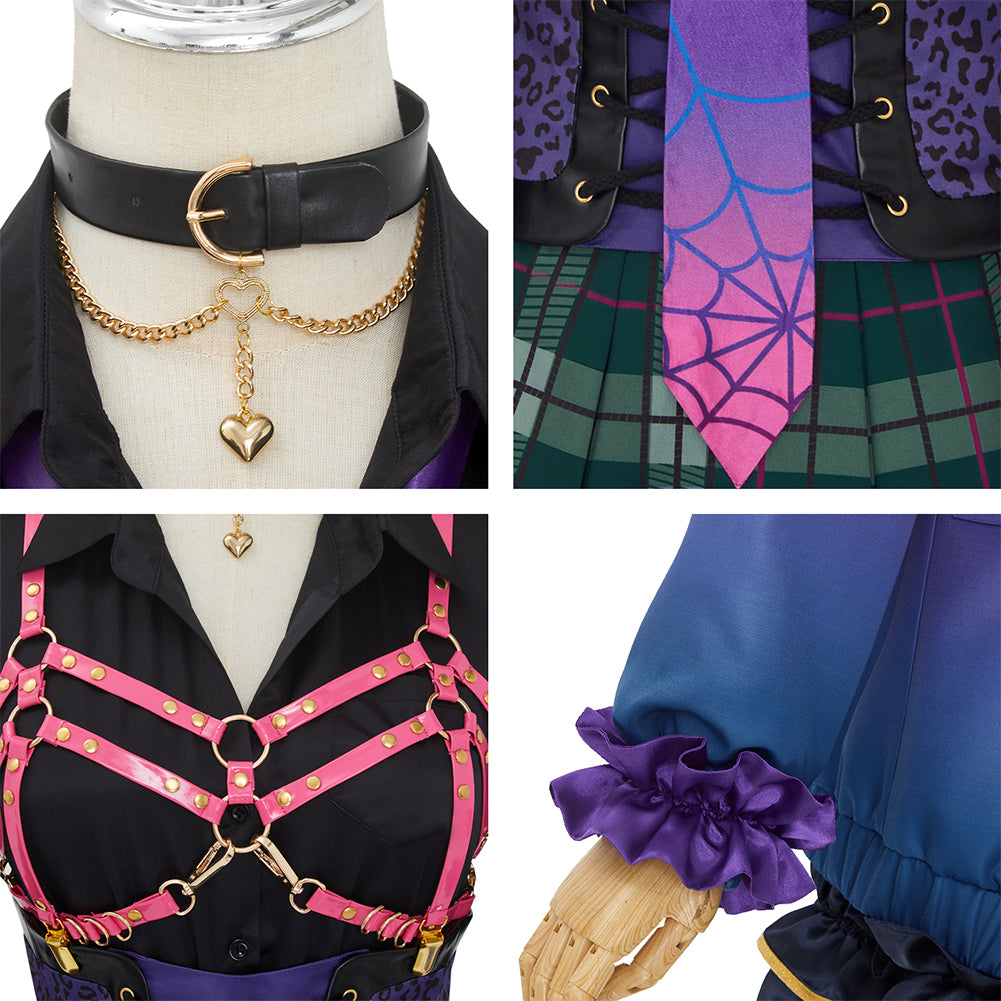 Vtuber Nijisanji EN XSOLEIL Meloco Kyoran Cosplay Costume Halloween Dress Suit Full Sets