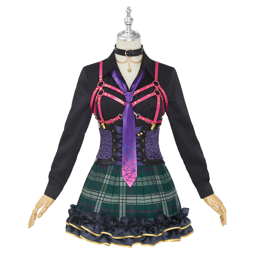 Vtuber Nijisanji EN XSOLEIL Meloco Kyoran Cosplay Costume Halloween Dress Suit Full Sets