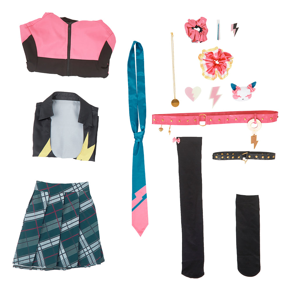 Vtuber Nijisanji EN XSOLEIL Kotoka Torahime Cosplay Costume Halloween Dress Suit Full Sets