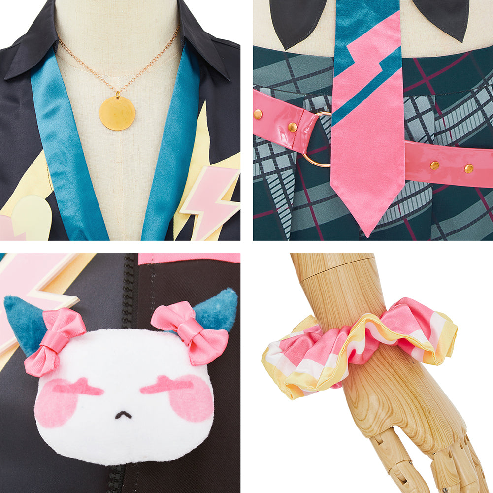Vtuber Nijisanji EN XSOLEIL Kotoka Torahime Cosplay Costume Halloween Dress Suit Full Sets