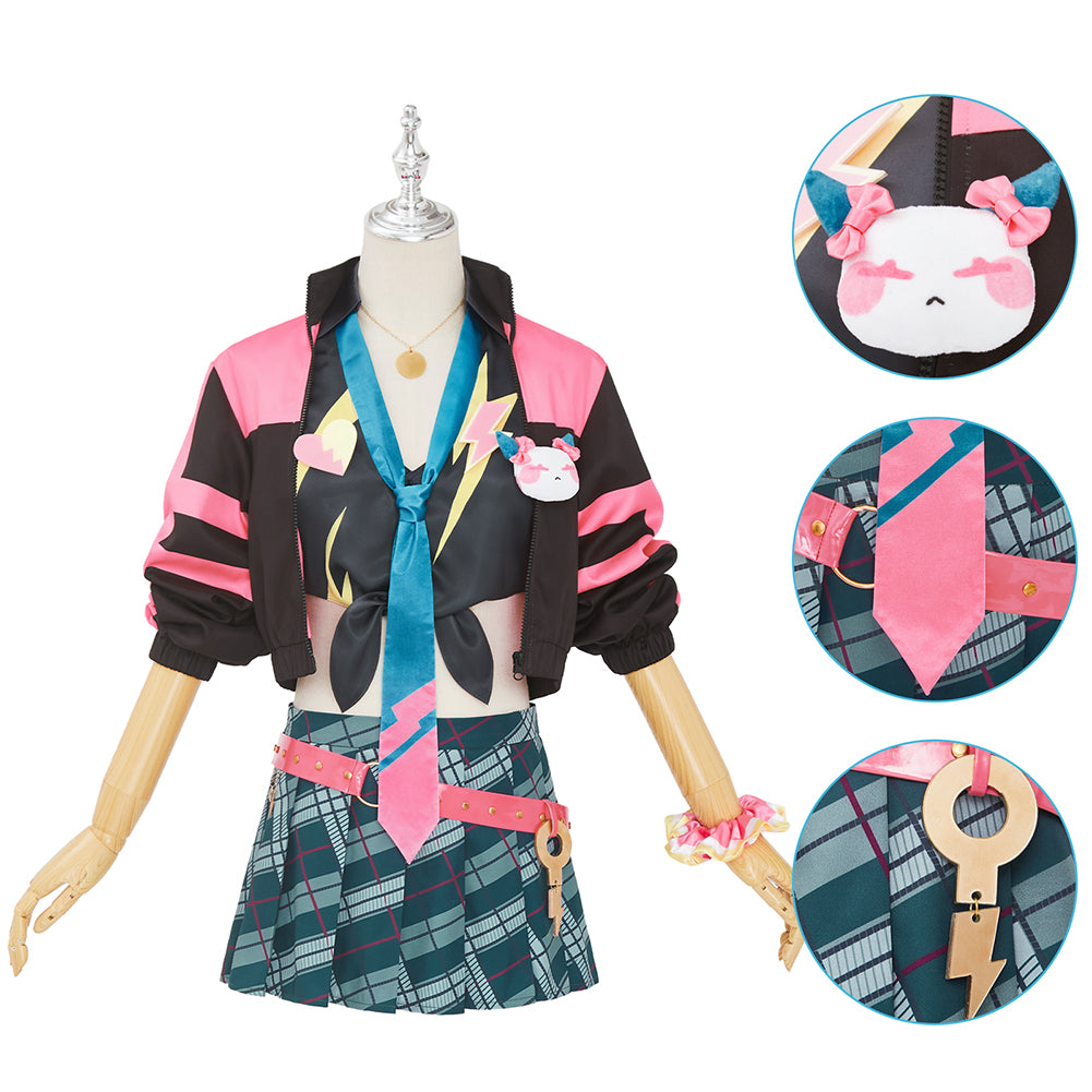 Vtuber Nijisanji EN XSOLEIL Kotoka Torahime Cosplay Costume Halloween Dress Suit Full Sets