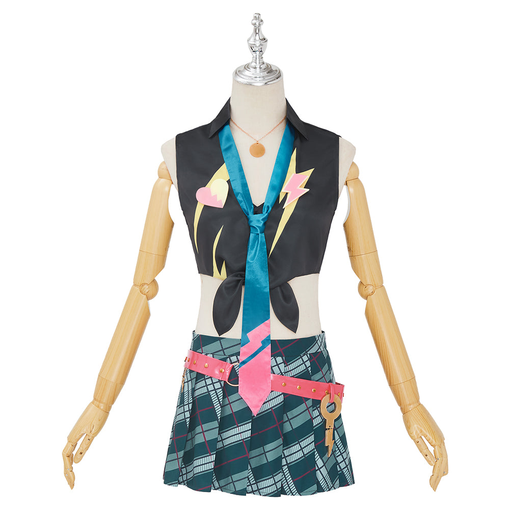 Vtuber Nijisanji EN XSOLEIL Kotoka Torahime Cosplay Costume Halloween Dress Suit Full Sets