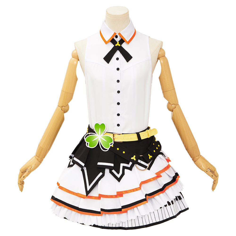 Project Sekai More More Jump Cosplay Hanasato Minori Dress Cosplay Costume Full Sets