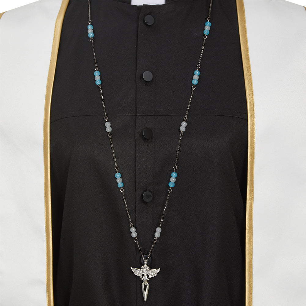 Vtuber YouTube NIJISANJI kanae Cosplay Costume Priest God Father Costume Uniform Black