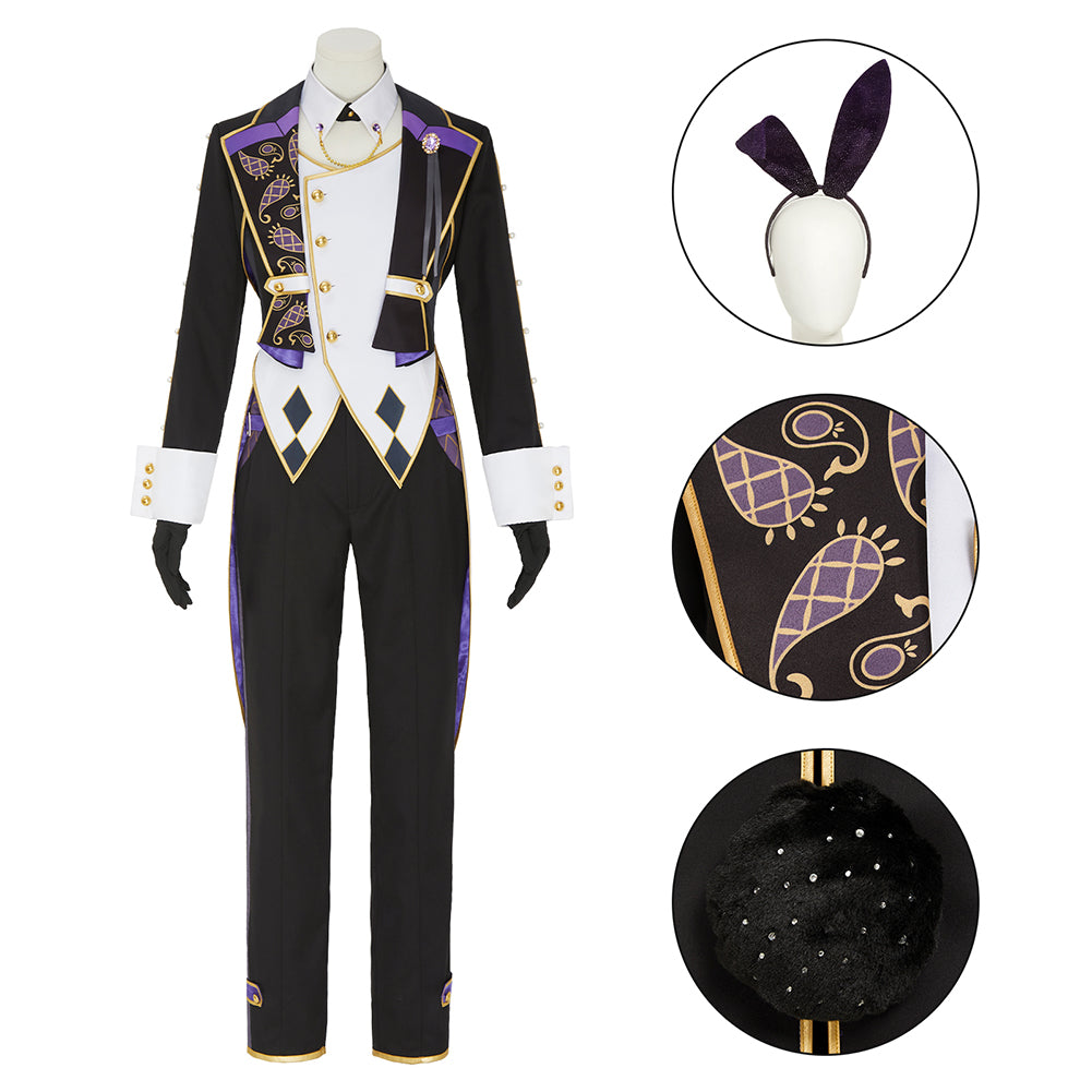 Ensemble Stars SCRAMBLE Sakuma Rei Cosplay Costume Rabbit Suits Halloween Uniform