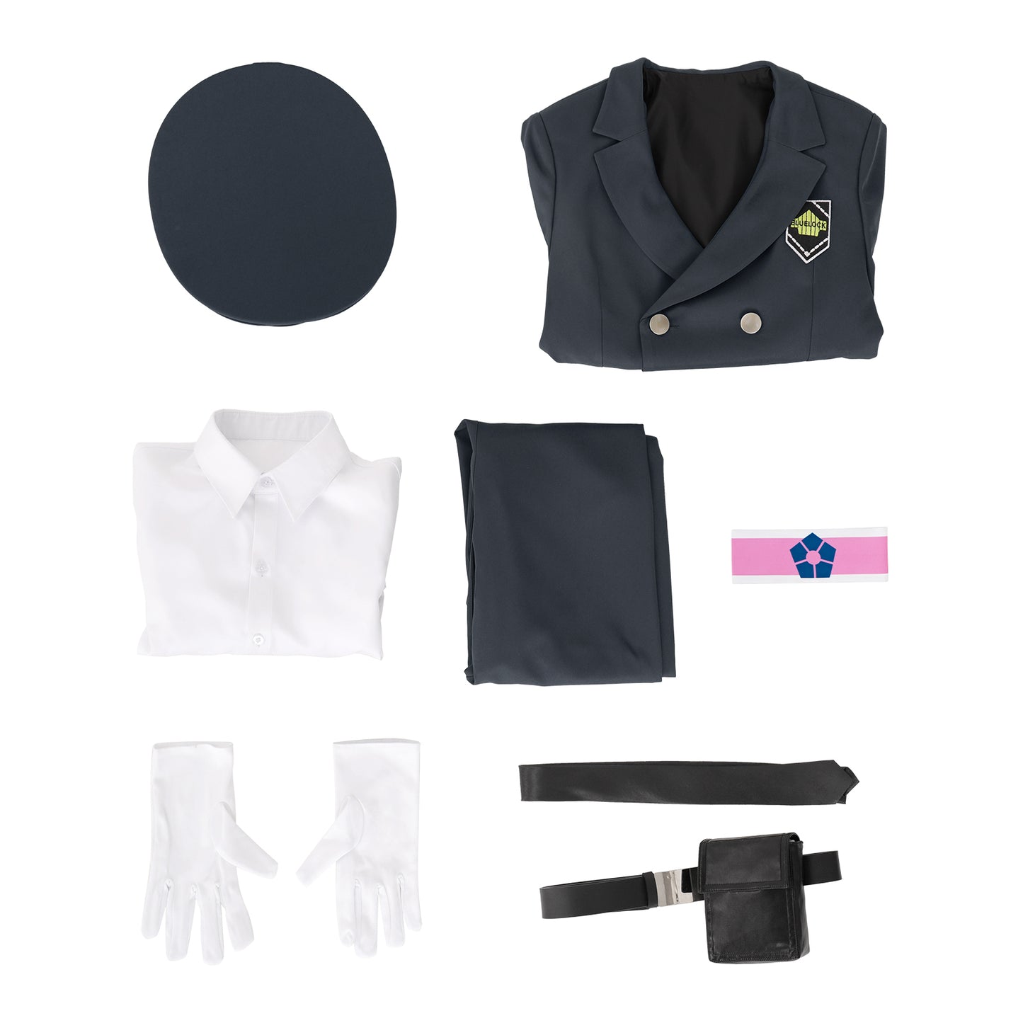 BLUE LOCK Chigiri Hyoma Cosplay Costume Police Guard Costume Uniform Suit Full Sets