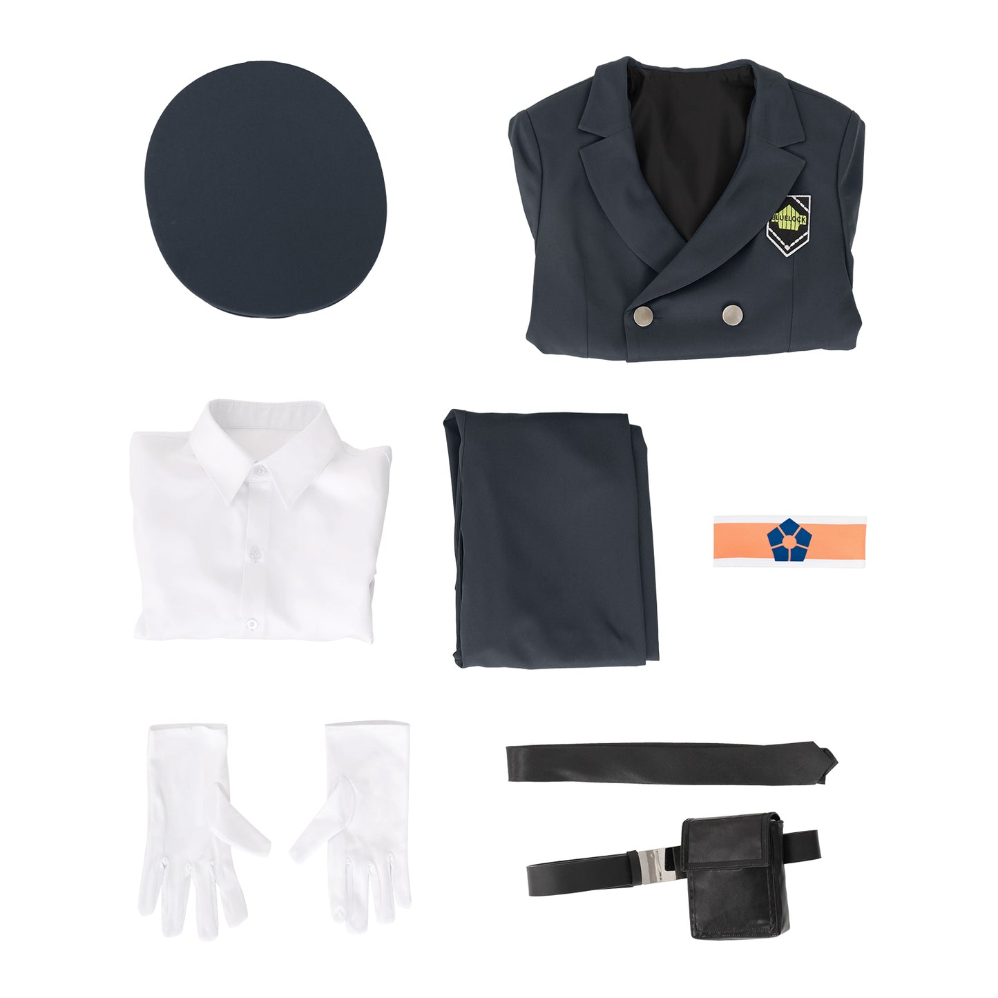 BLUE LOCK Kunigami Rensuke Cosplay Costume Police Guard Costume Uniform Suit Full Sets