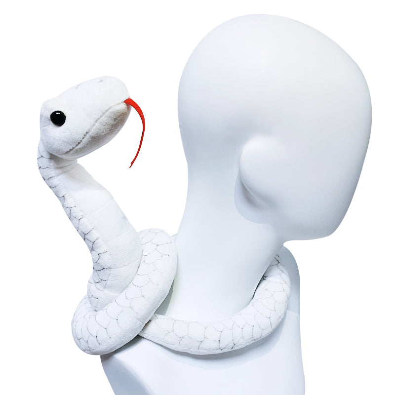 Iguro Obanai Snake Cosplay Costume Pet Toys White Snake Doll Accessory Props